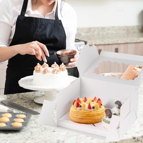 JCD flat-pack cake boxes are easy to assemble for quick events.