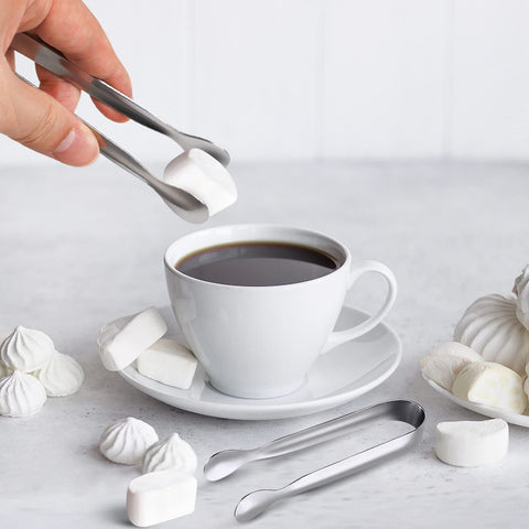 JCREN mini tongs with lemon slices for precise serving.