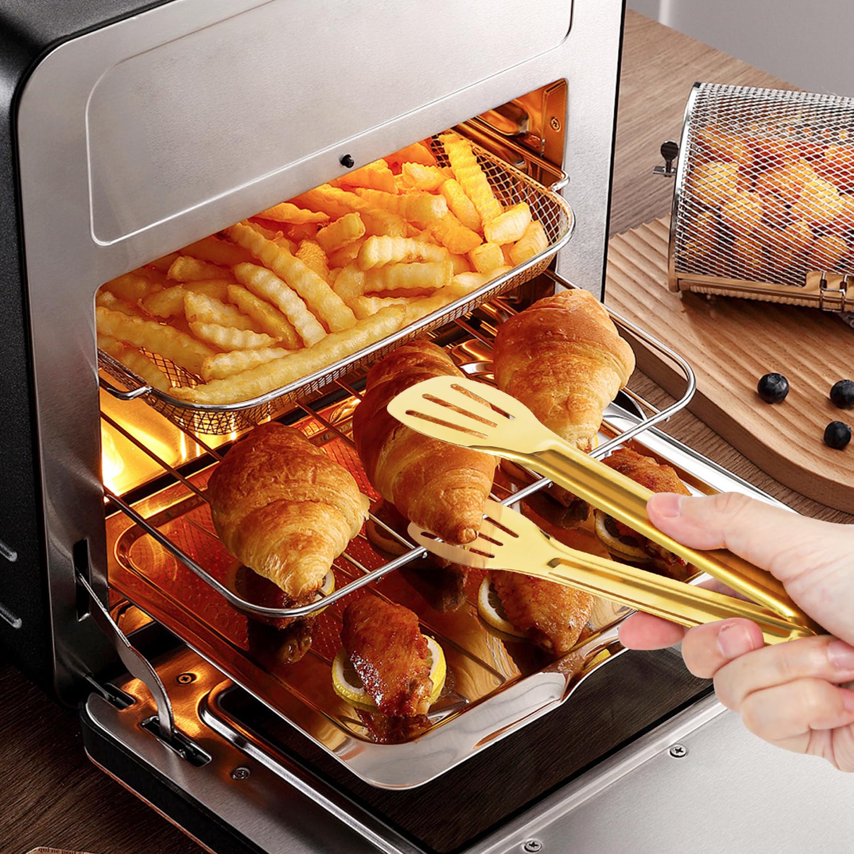 JCREN tongs are dishwasher safe for quick cleanup