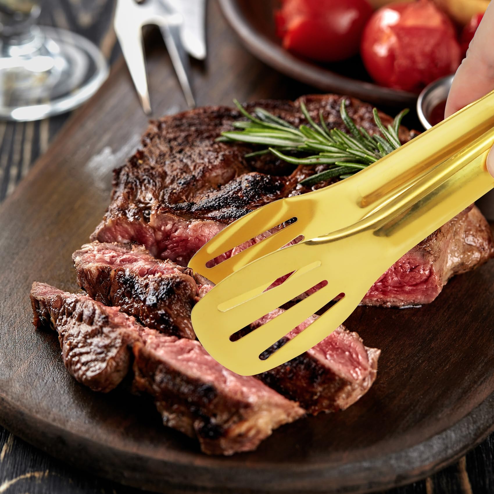 JCREN tongs with smooth edges and ergonomic grip