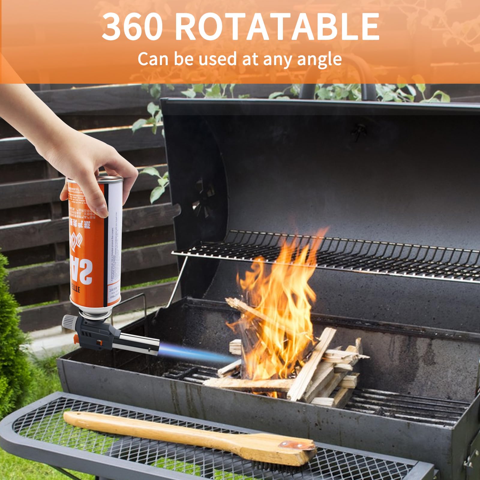 JDHON versatile torch for lighting fireplaces and smoky cocktails