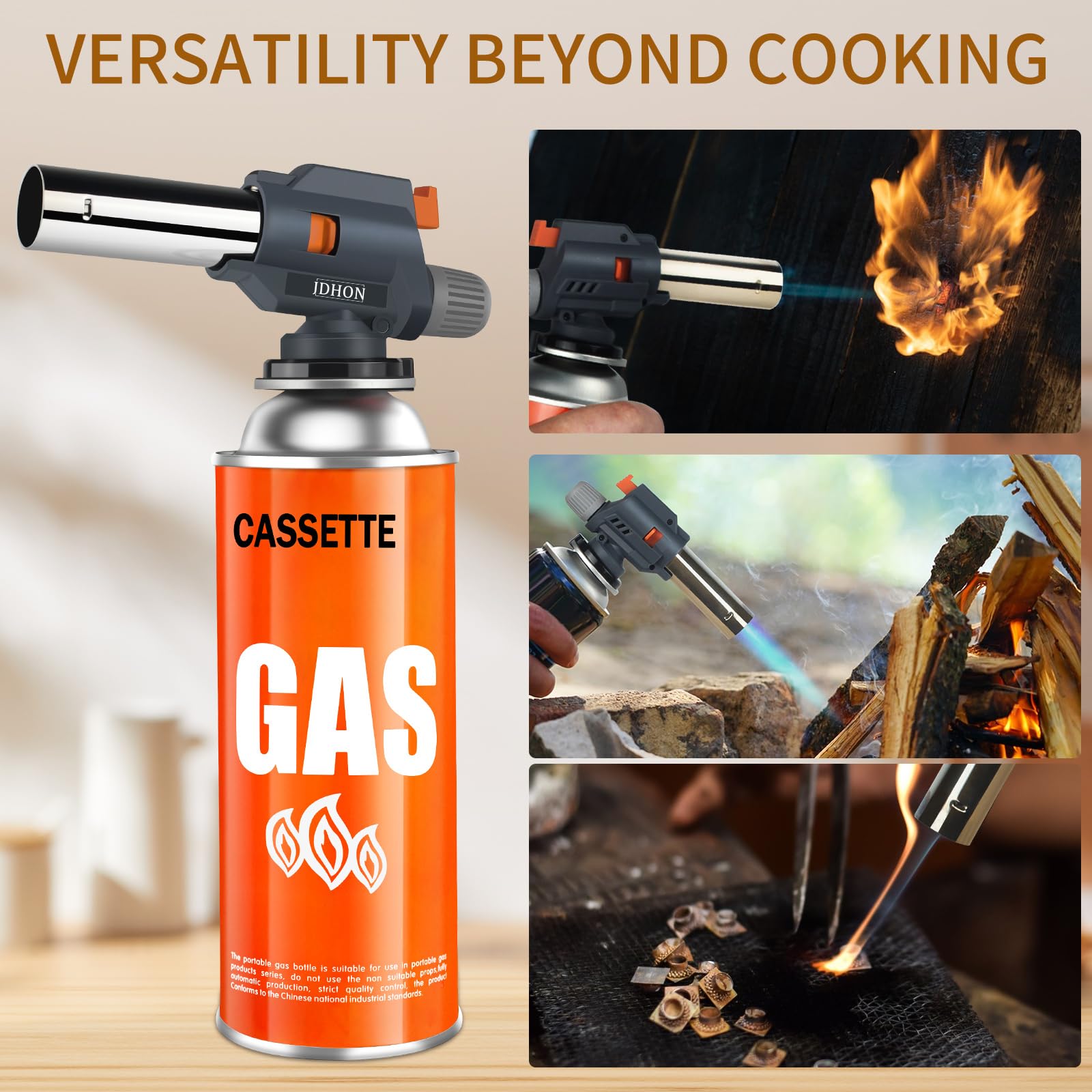 JDHON gift-ready torch for food lovers and home chefs