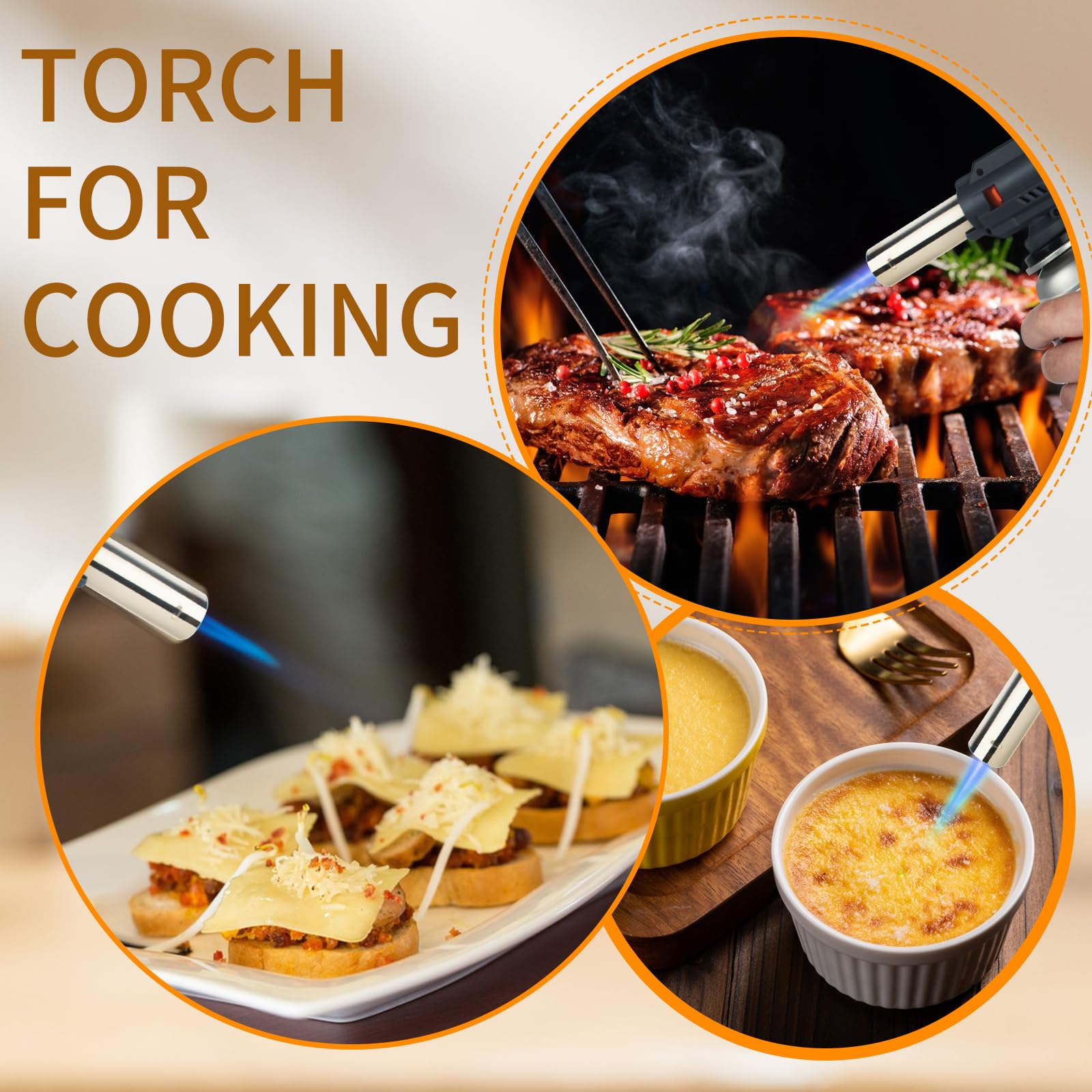 JDHON portable torch ideal for on-the-go culinary tasks