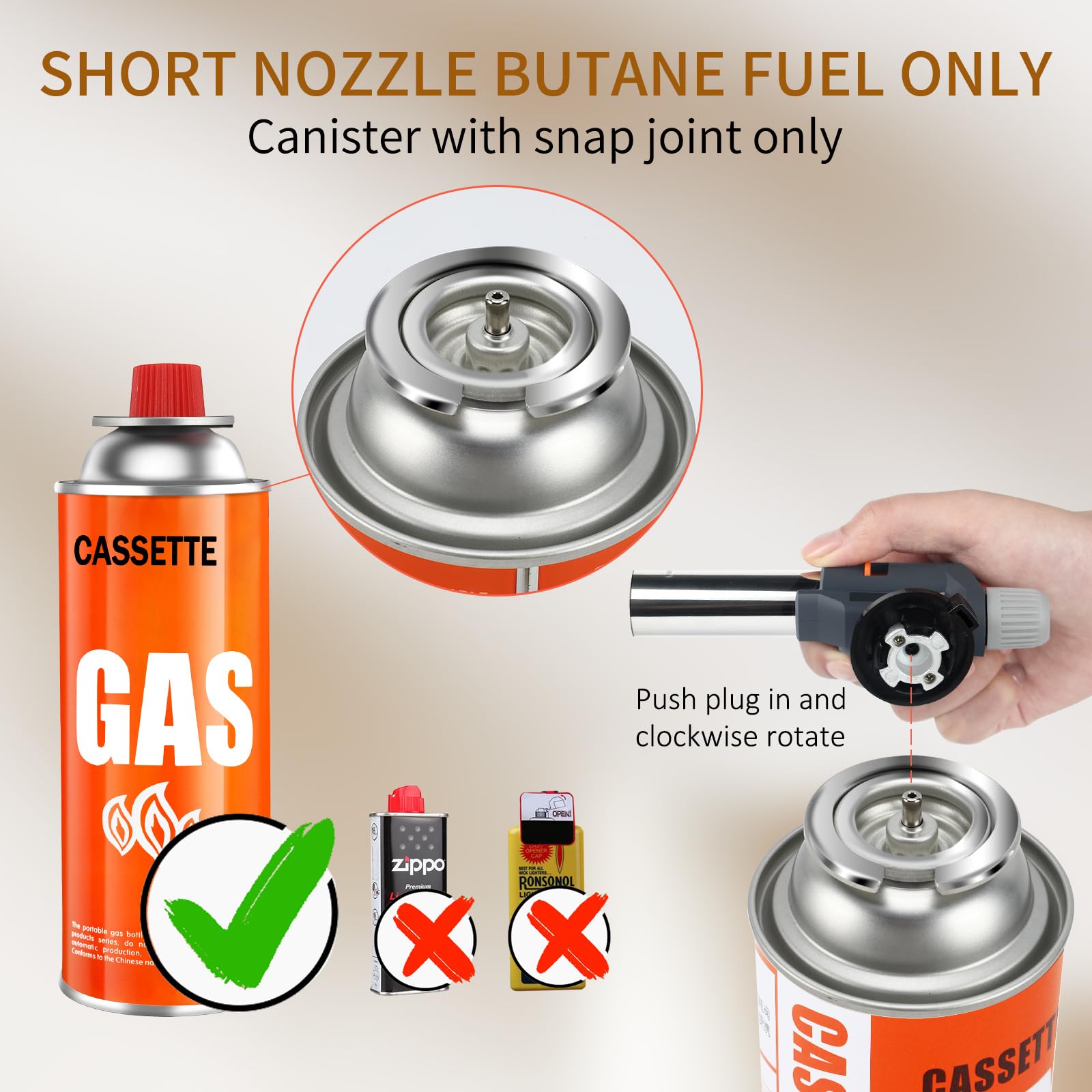 JDHON safety piezo ignition supports quick one-handed lighting