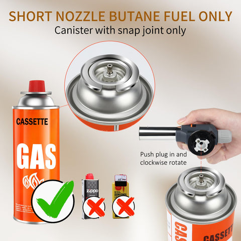 JDHON safety piezo ignition supports quick one-handed lighting