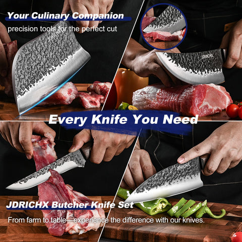 JDRICHX boning knife 7-inch for precise deboning.