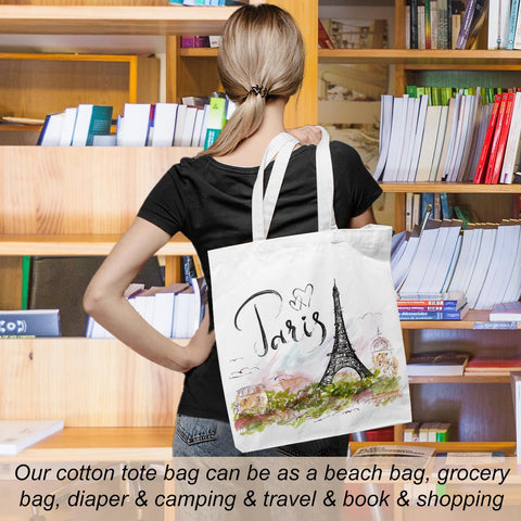 Jealance Strong Handles Tote features reinforced straps for heavy loads.