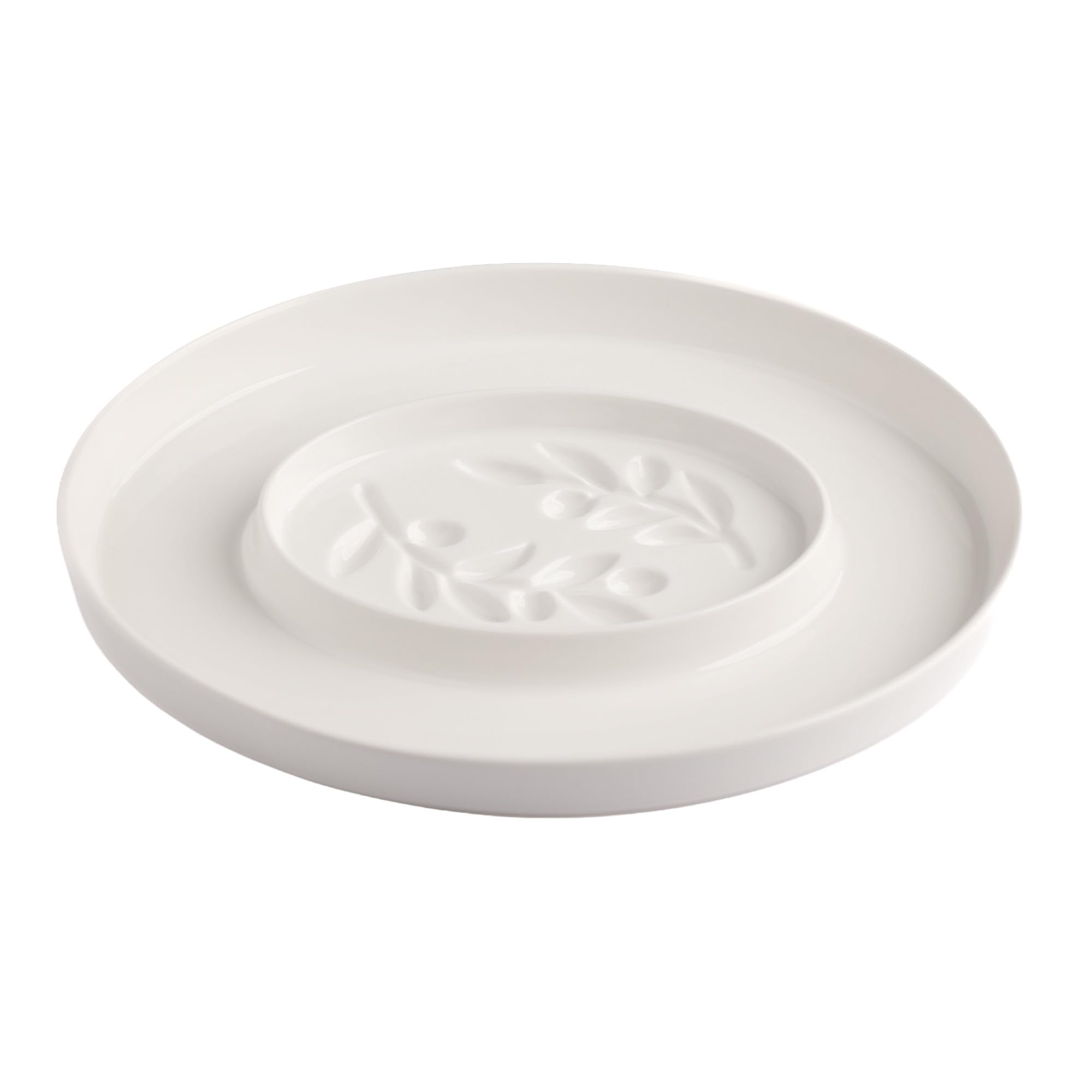 Jeanne Fitz divided party-size tray perfect for appetizers and dips.