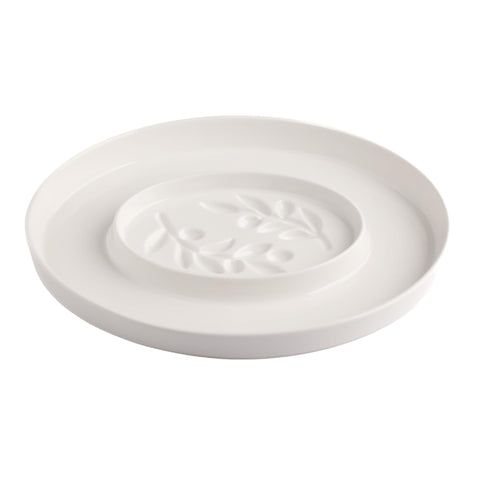 Jeanne Fitz divided party-size tray perfect for appetizers and dips.