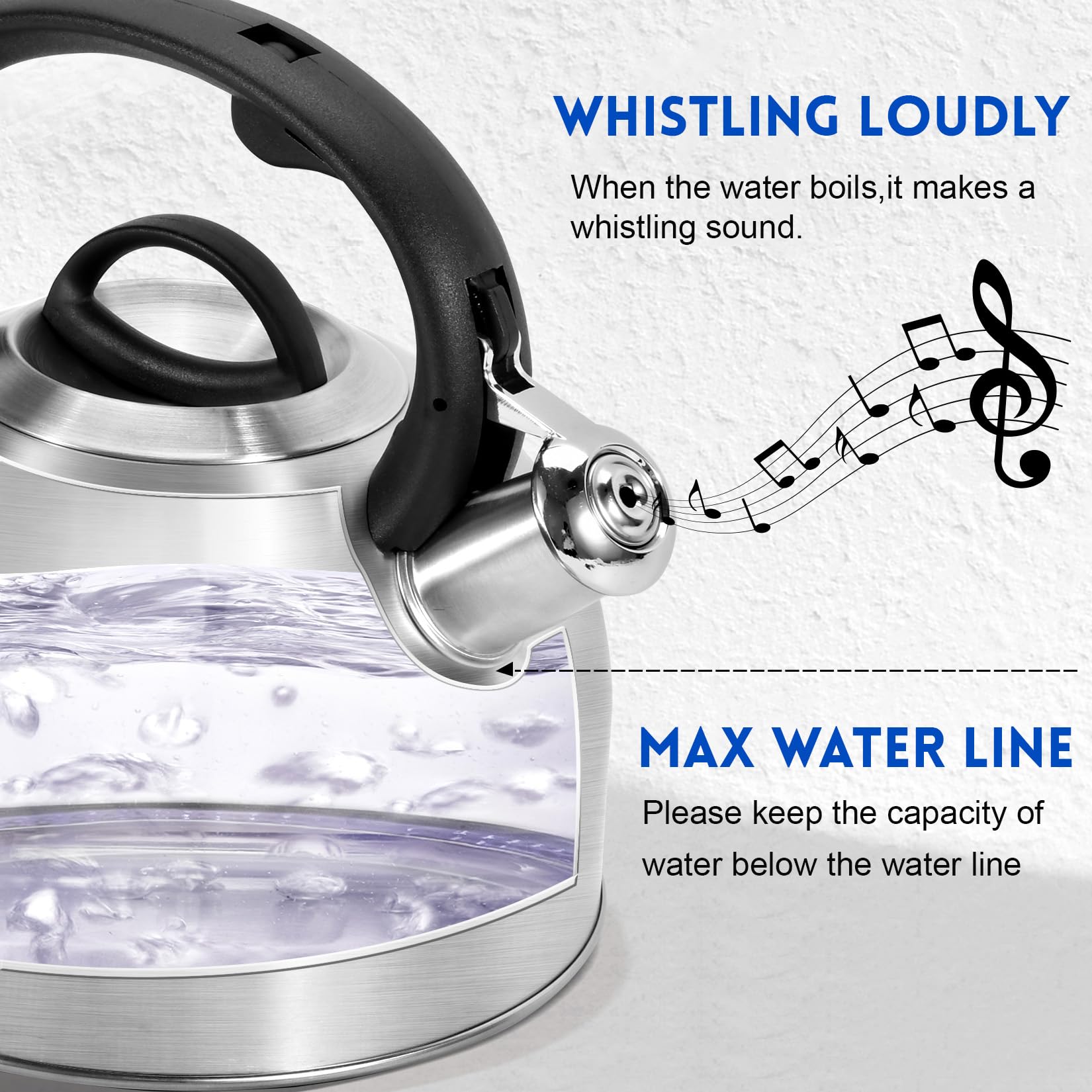 JEASOM wide-mouth design allows easy filling and thorough cleaning.