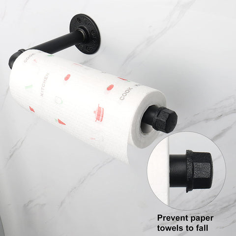 Jeasor end-cap safety feature prevents towel roll from slipping