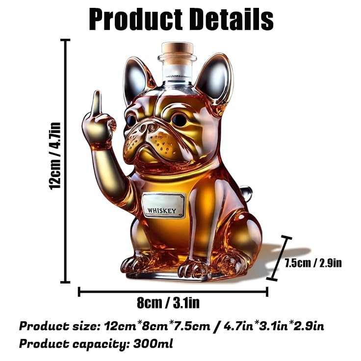 JeCgRrY compact 12x8x7-5 cm size fits compact home bars and tabletops.