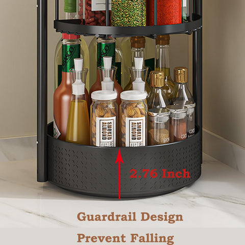 JEESA Lazy Susan paper towel holder adds convenient roll access