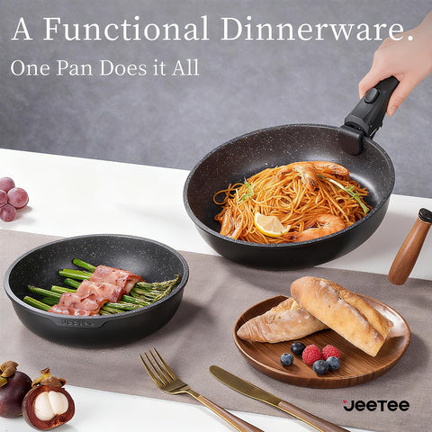 JEETEE fridge-storage lid helps preserve leftovers and minimize waste.