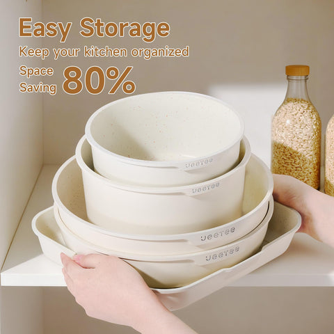 Induction-compatible JEETEE cookware for modern stoves
