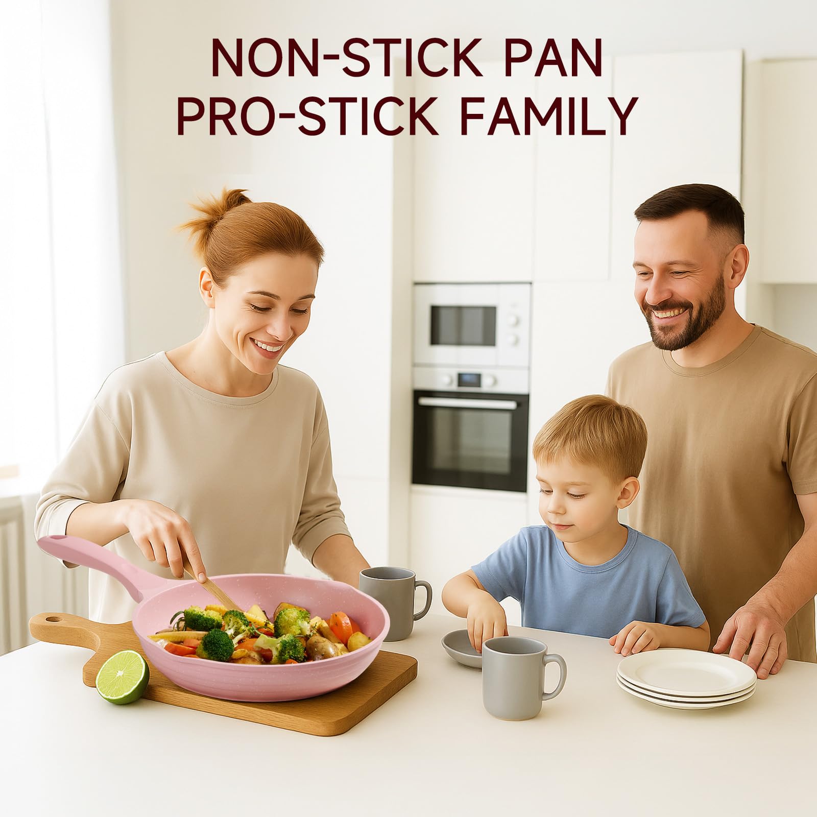 JEETEE pink stainless steel finish adds kitchen elegance