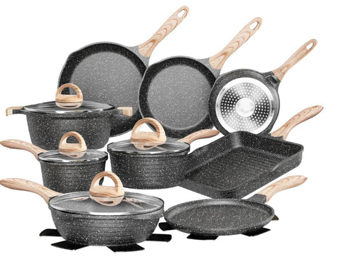 JEETEE pots and pans set full view for healthier meals and complete nonstick collection
