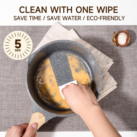 JEETEE sauté pan with nonstick coating ideal for searing and sautéing