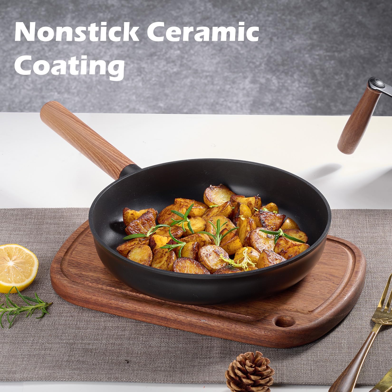 JEETEE silicone utensils included for safe stirring and serving