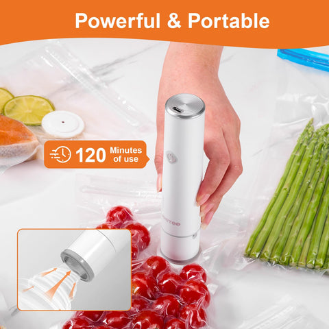 JEETEE vacuum sealer portable-power for on-the-go sealing during trips