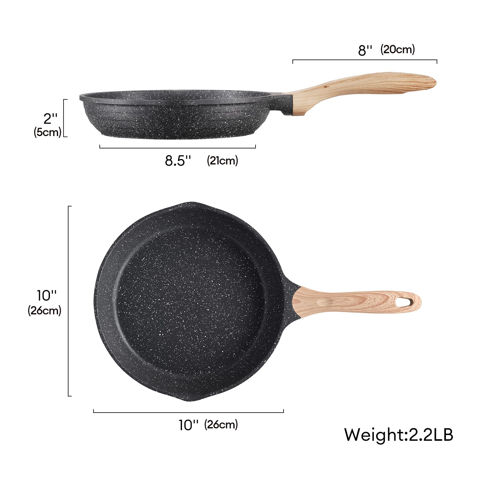 JEETEE versatile frying pan ideal for daily meals and weeknights
