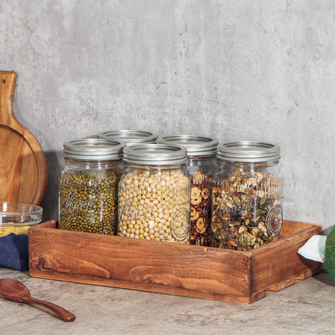 Jeitae jars ideal for pickling, canning, and pantry storage