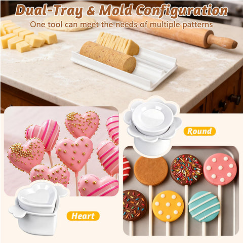 Jekyeroyme round cake pop cutter ensures consistent circle pops