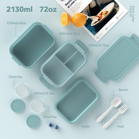 Jelife five compartments enable balanced meals on the go