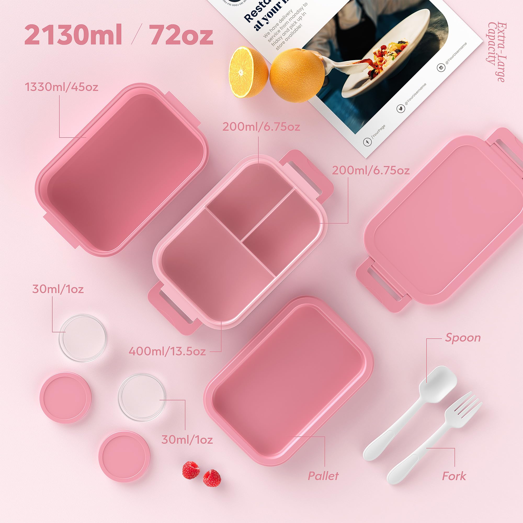 Jelife Bento lunch box ideal for dining out and work use