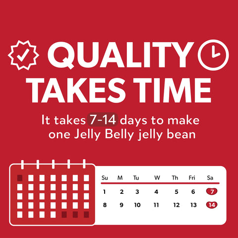 Jelly Belly Bank Bean Machine dimensions displayed beside candy jars.