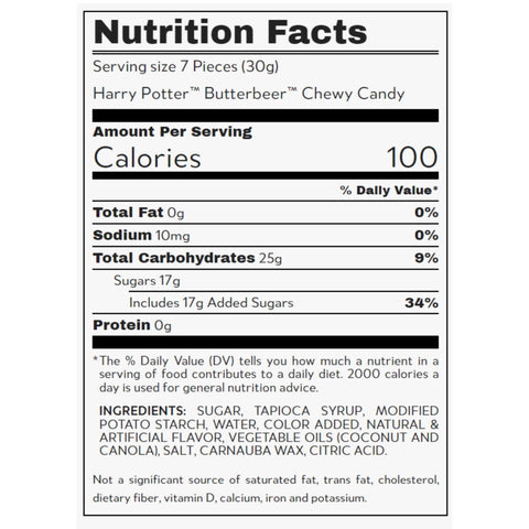 Jelly Belly Harry Potter gummies in festive packaging ideal for gifts