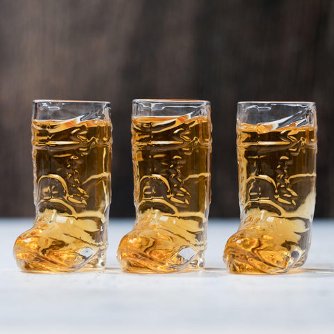 JEM GLASS gift-packaged shot glasses ready for gifting or favors.