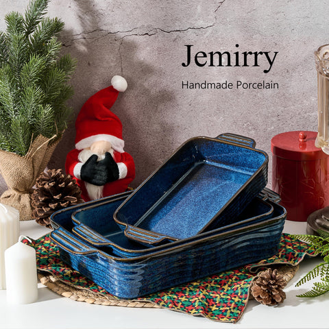 Jemirry serving dish on the table, doubles as a decorative centerpiece