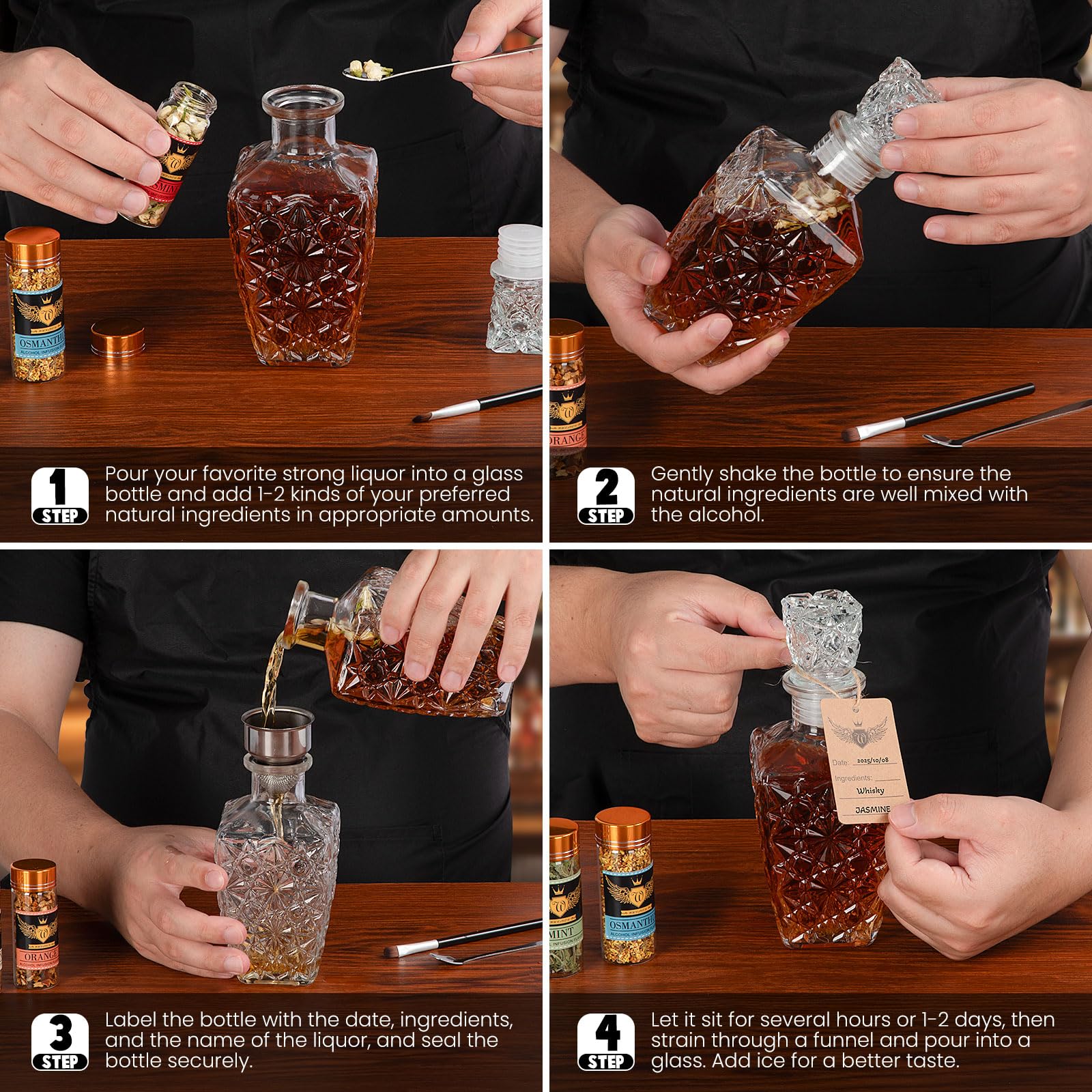JenChrysm stainless steel ice cubes preserve flavor without dilution