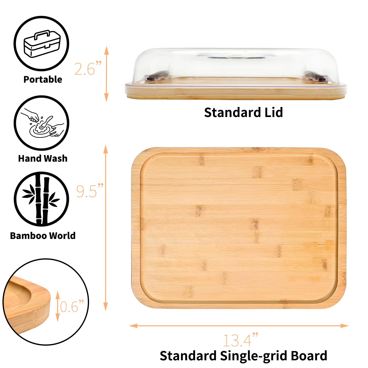 JEPISADI durable charcuterie board set for everyday use.