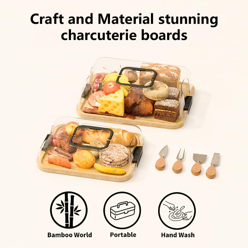 JEPISADI gift ready charcuterie board set.