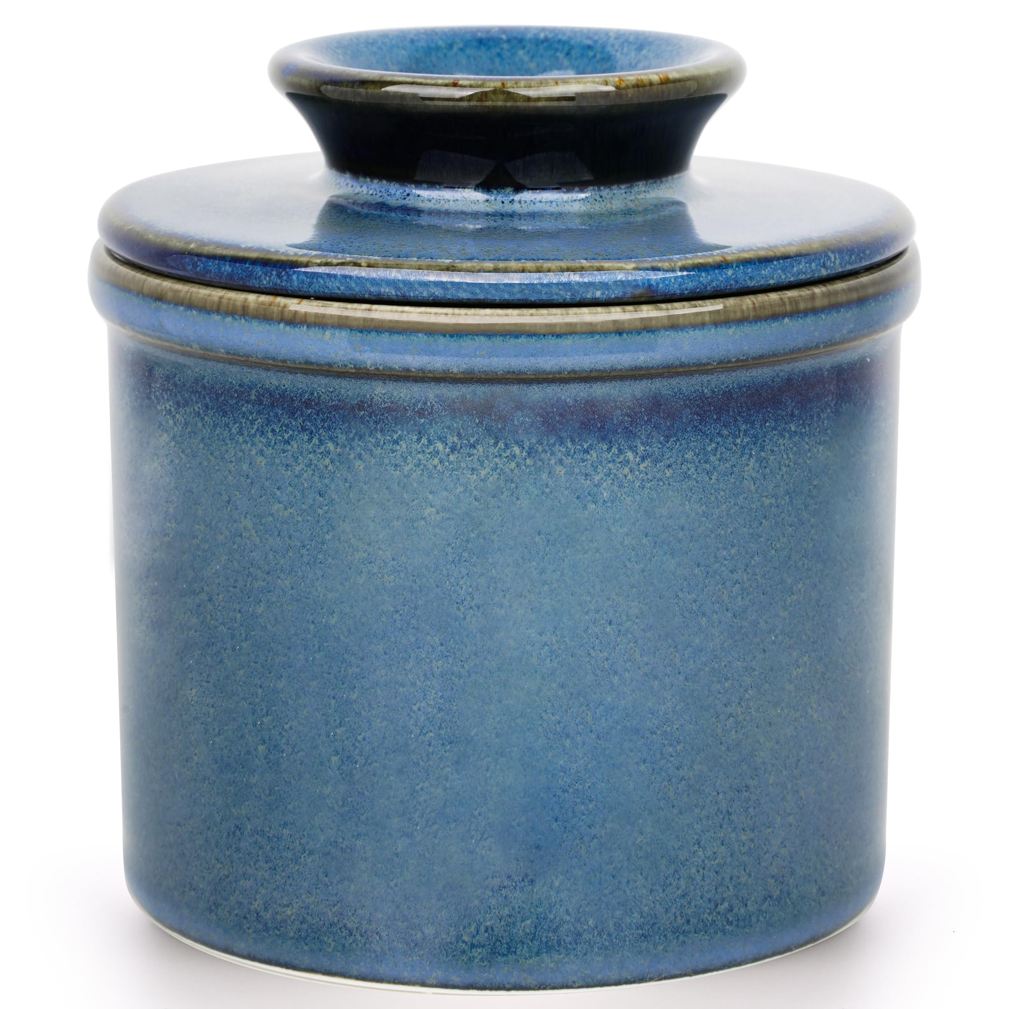 Jersinwei butter dish base with water seal keeps butter soft on the counter
