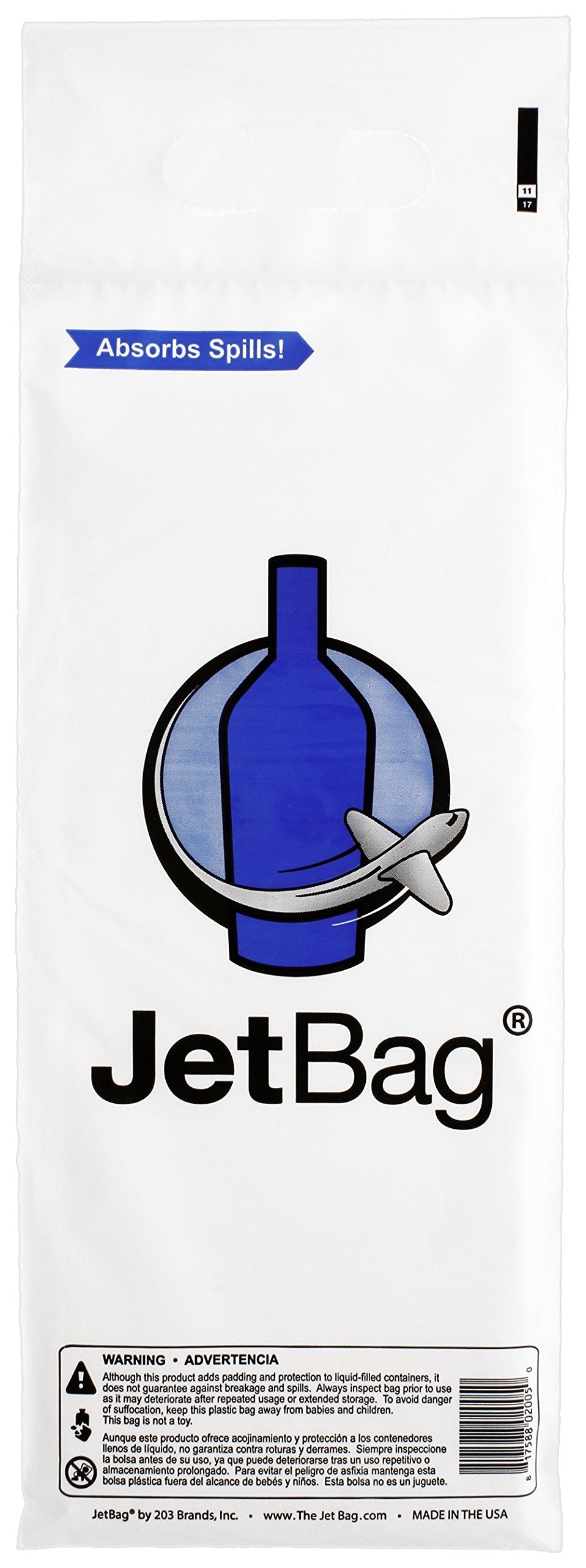 JetBag Bold made-in-USA label communicates durable, quality craftsmanship.