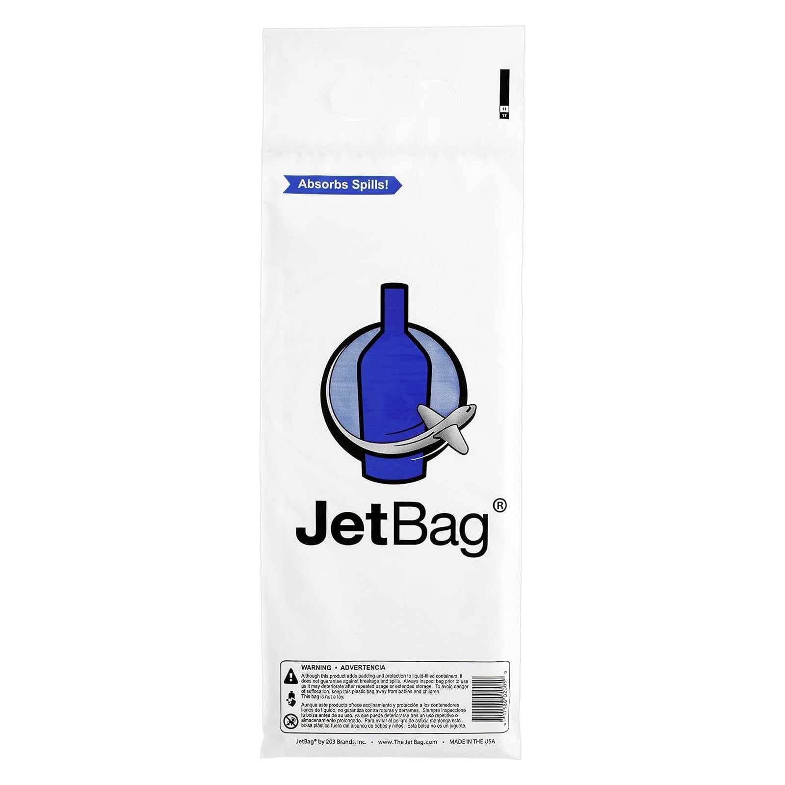 JetBag Bold made-in-USA label emphasizes quality and durability.