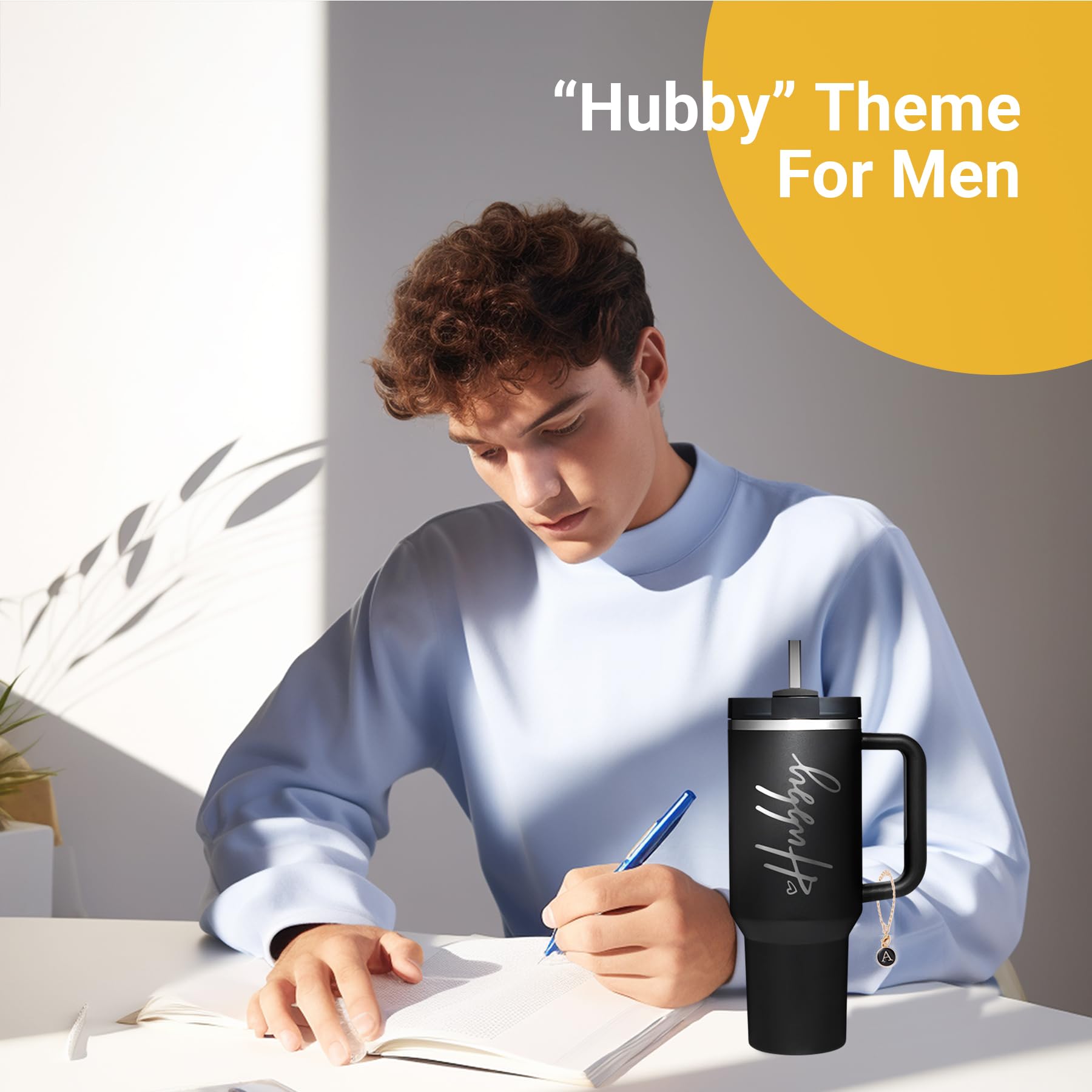 JETIKON Pale pink Wifey tumbler adds soft style to hydration.