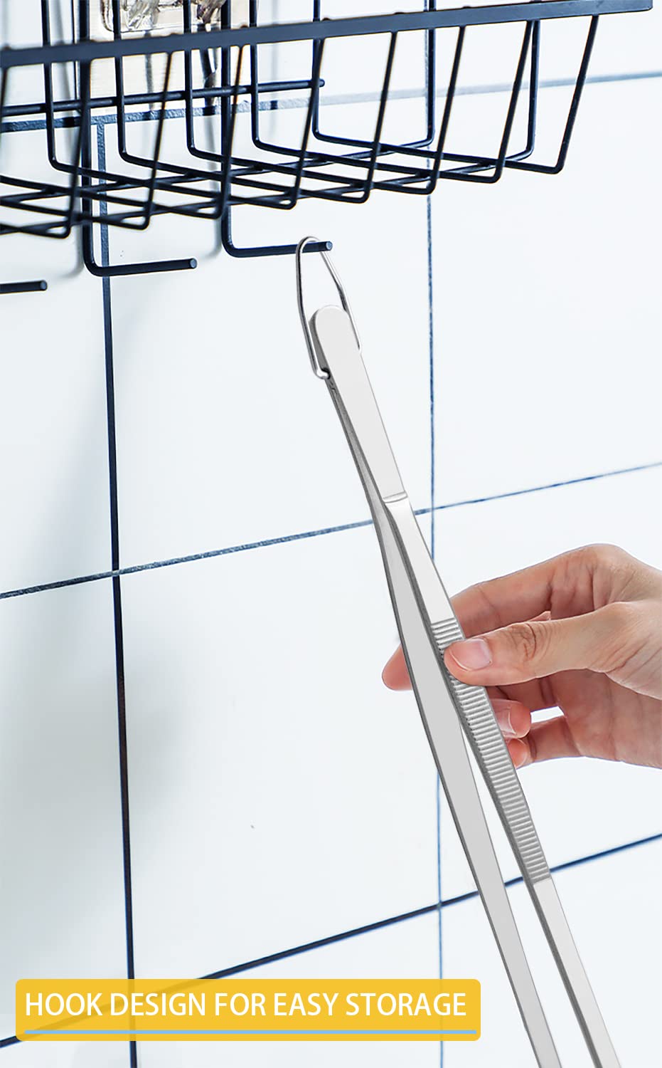JETKONG barbecue and kitchen tweezers simplify turning and serving