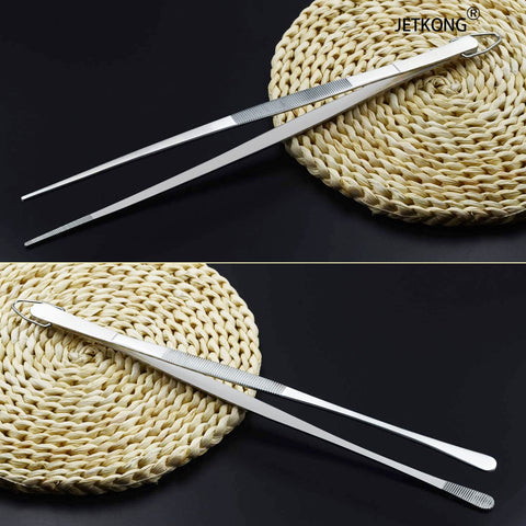 JETKONG durable kitchen tweezers designed to resist rust.