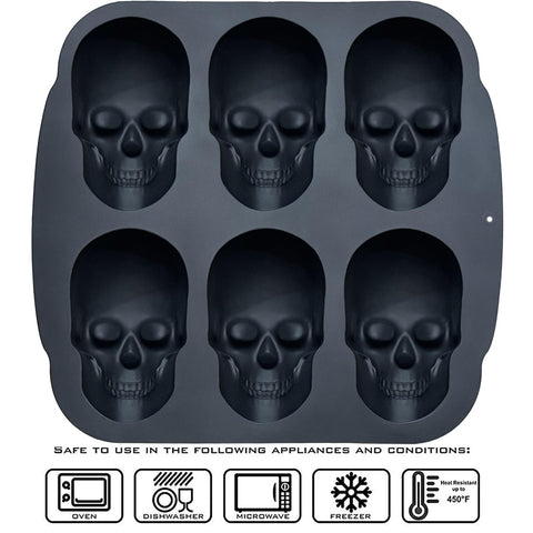 JETKONG easy-release skull mold makes demolding smooth and fast.