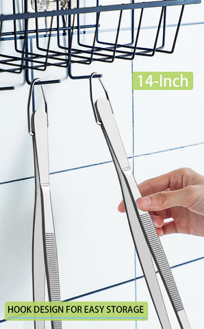 JETKONG packaged 2 tweezers ready for immediate use in meals.