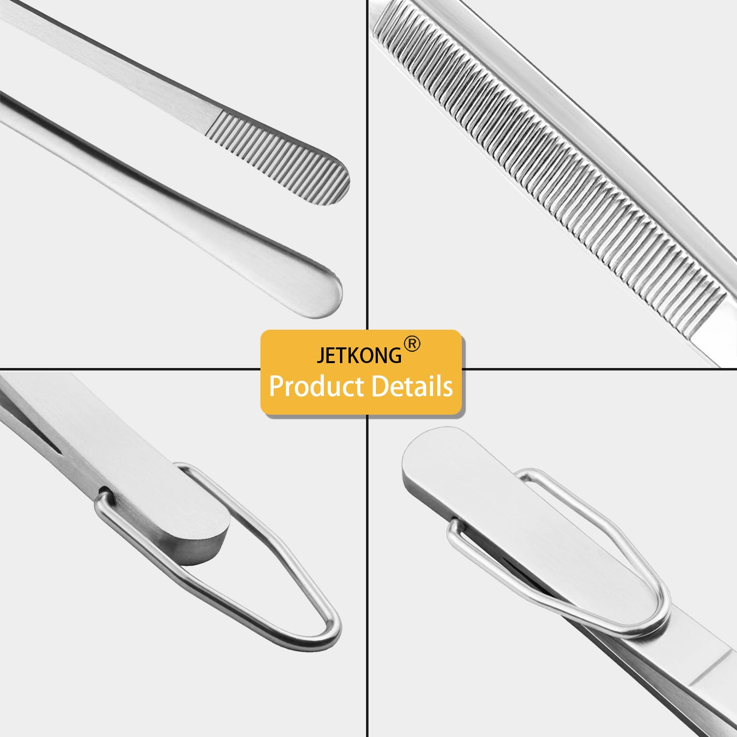 JETKONG tweezers in action for barbecuing and serving