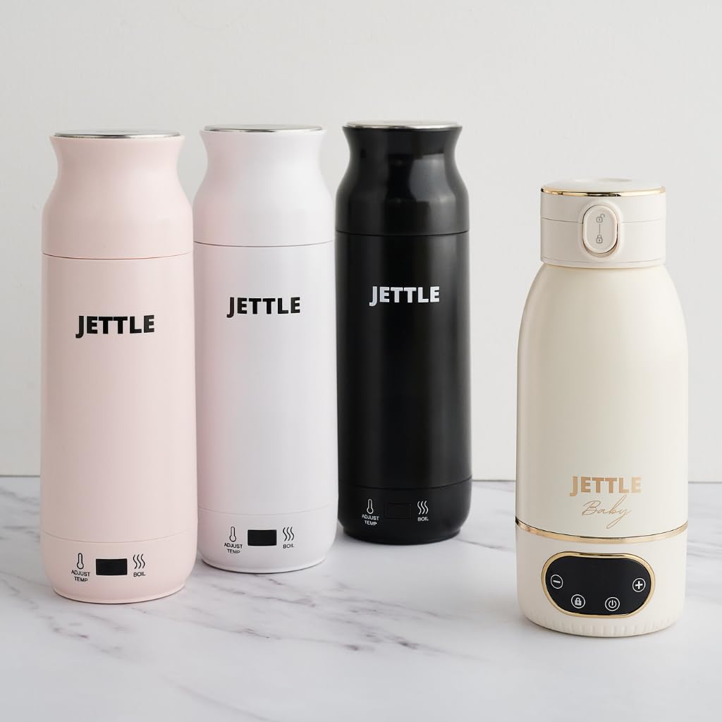 Jettle travel kettle dry-boil protection guards against overheating on trips.