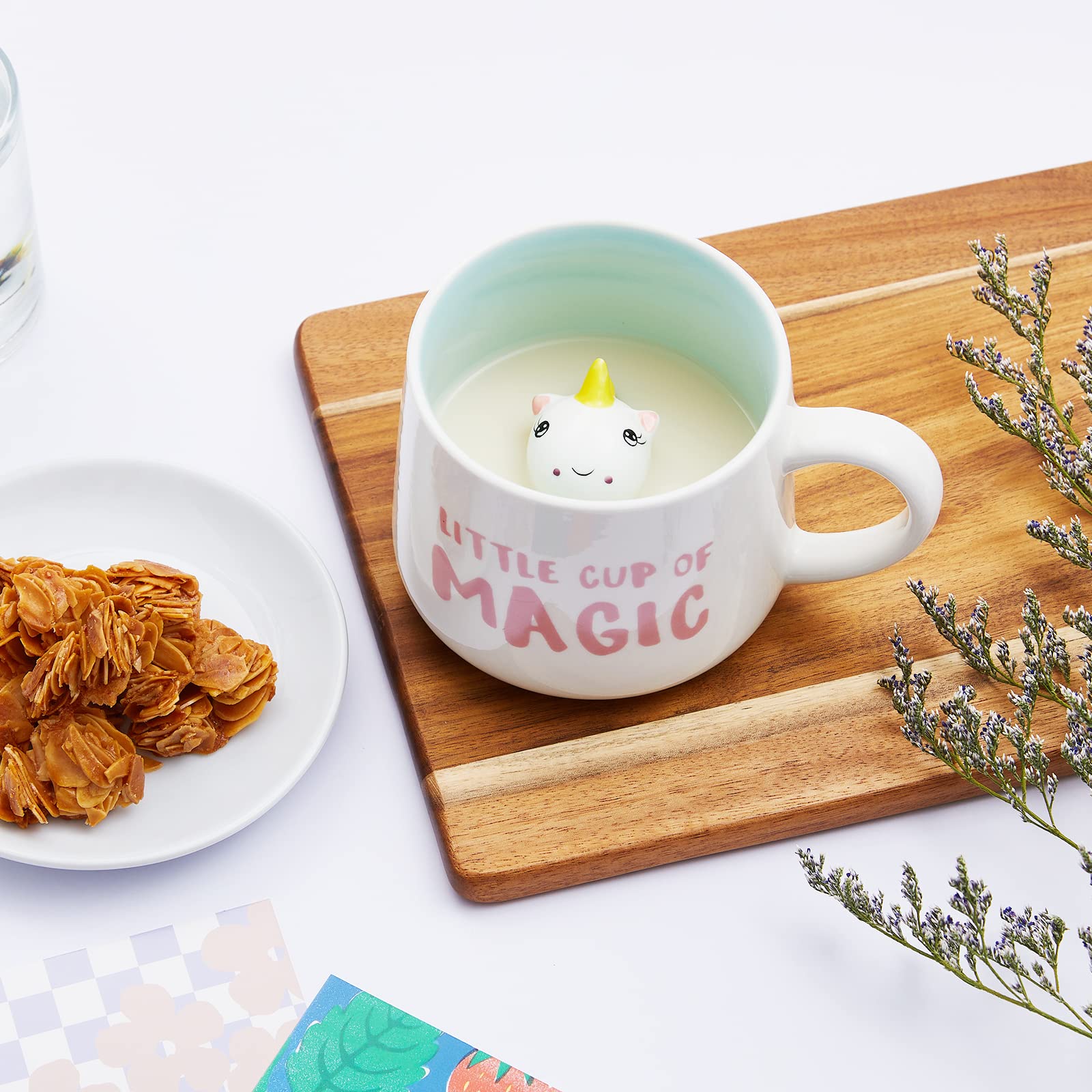 Jeuhoue unicorn mug is a gift-ready option for Christmas or birthdays.