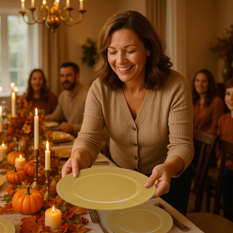 JEVERGN protects surfaces while serving dishes during meals