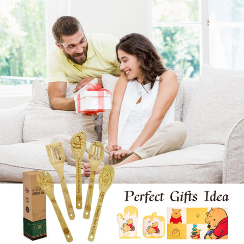 Jewelvwatchro natural bamboo kitchen set for durable use