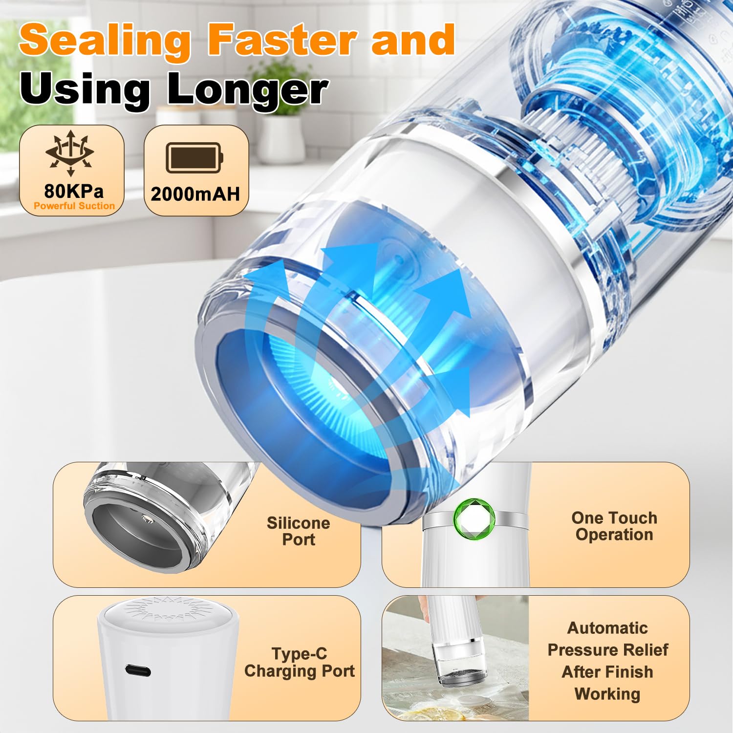 Jexqizy detachable filter tank supports wet and dry sealing with reduced vapor.
